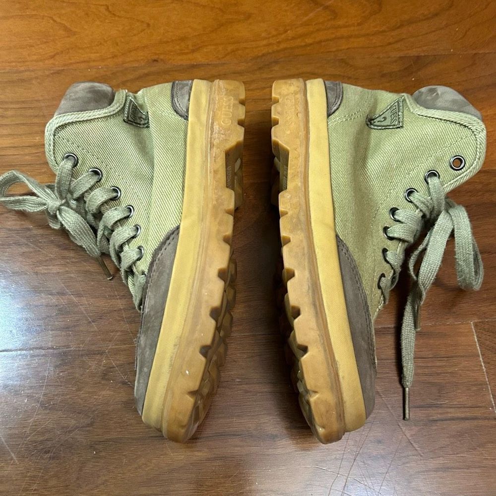 Guess vintage army green men’s size 6 boots‎ - Picture 4 of 6